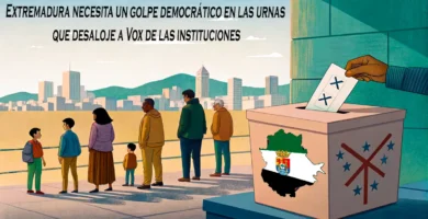 Extremadura necesita un golpe democrático en las urnas que desaloje a Vox de las instituciones